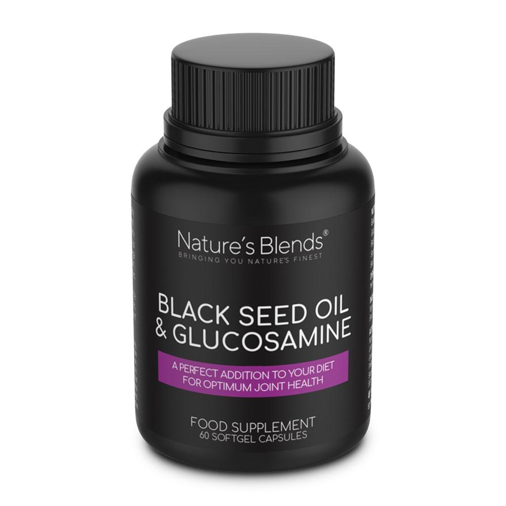 Black Seed Oil & Natural Glucosamine Capsules